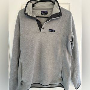 Heather grey quarter zip